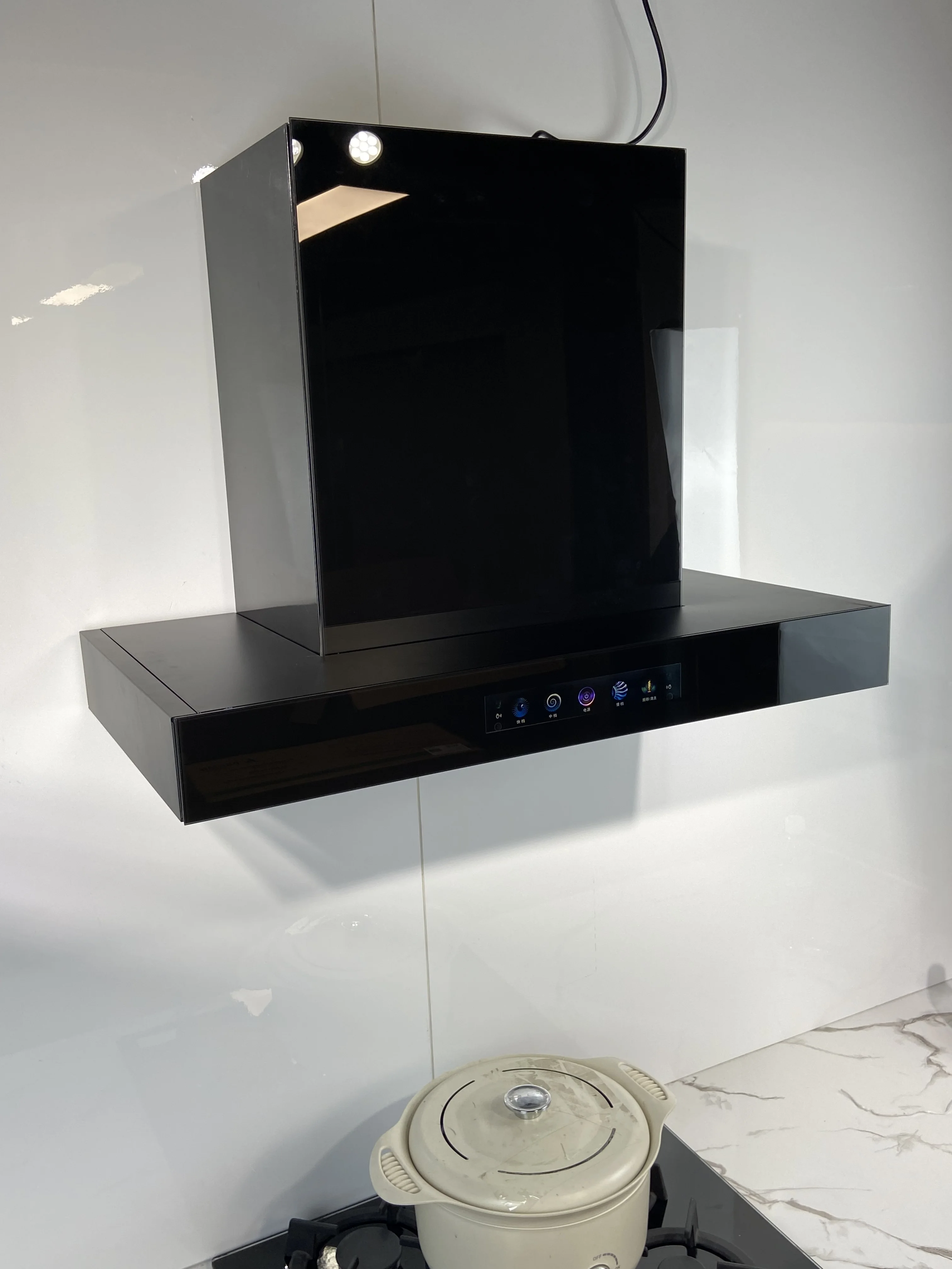 Competitive Price 900mm Stainless Steel Kitchen Chimney Ventilation Hood Commercial Cooking Extractor Hood Kitchen Chimney