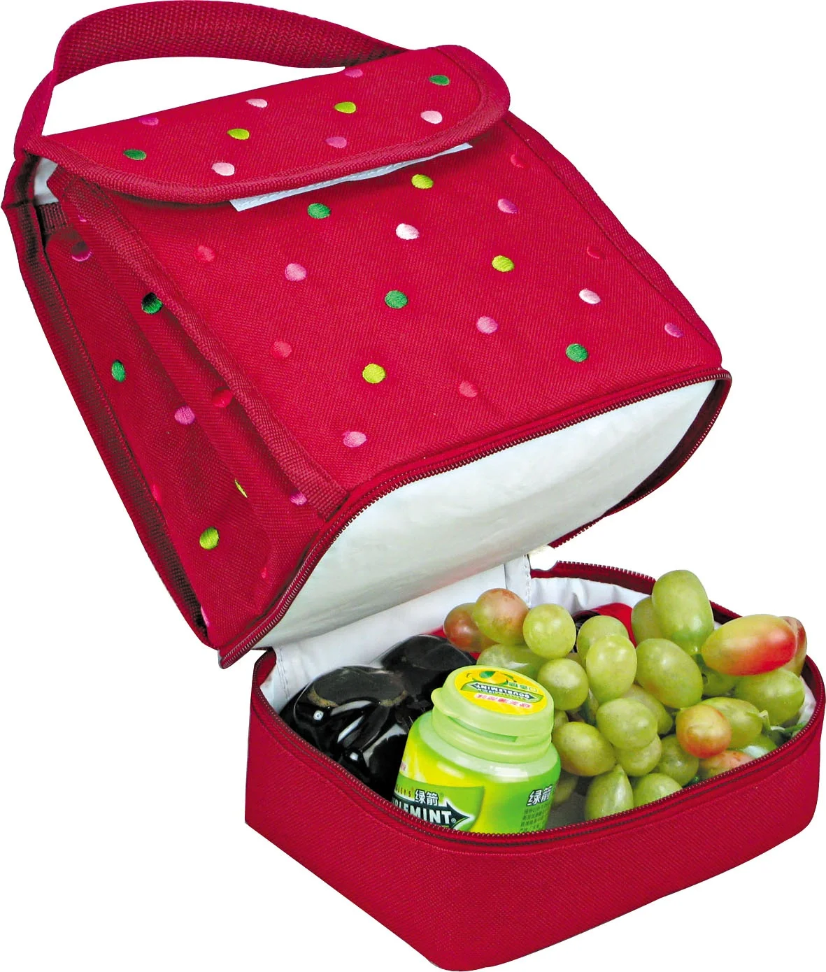 Wholesale cheap Double layer small kids insulated lunch box  bag for travelling