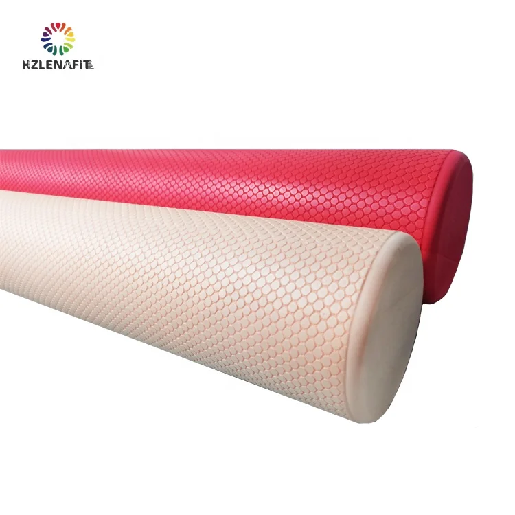 Wholesale High Density Black Pilates Exercise Yoga Massage POF plastic uptake Foam Roller