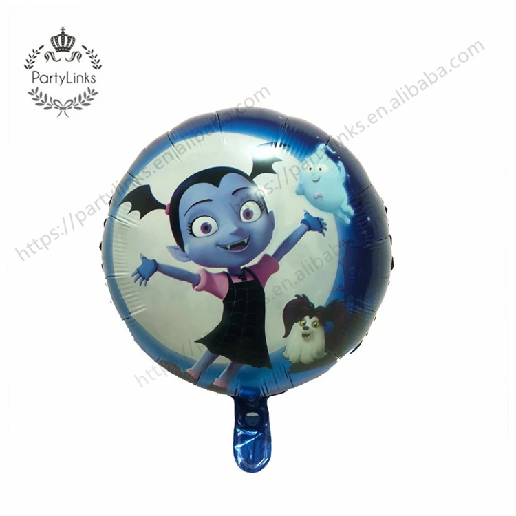 Vampire Girl Balloons Vampirina Aluminium Foil Balloon Decor Kids Party Supplies Halloween Balloons