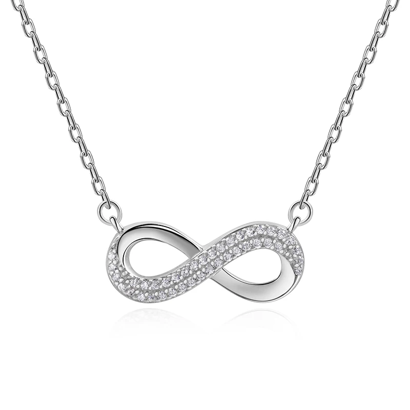 Best selling products 925 sterling silver infinity jewelry fashion necklaces