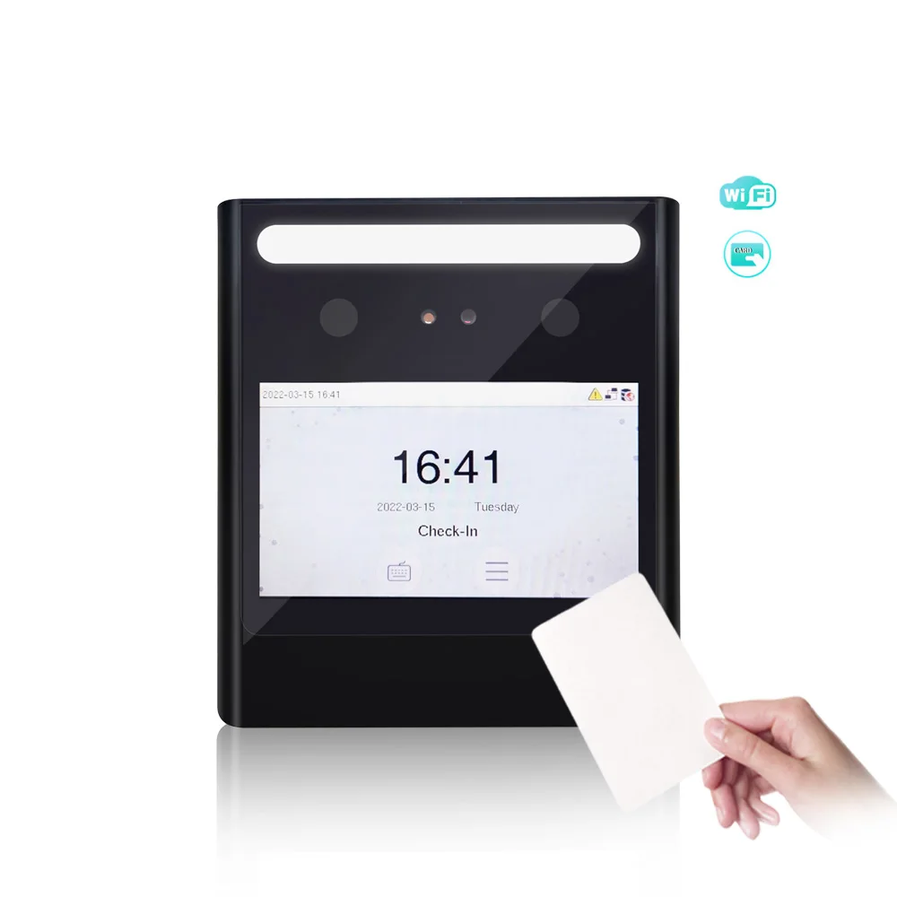 RFID Time Attendance System Office Attendant Machine with WEB Software Biometric Facial Attendance Machine  Support WIFI/TCP/IP