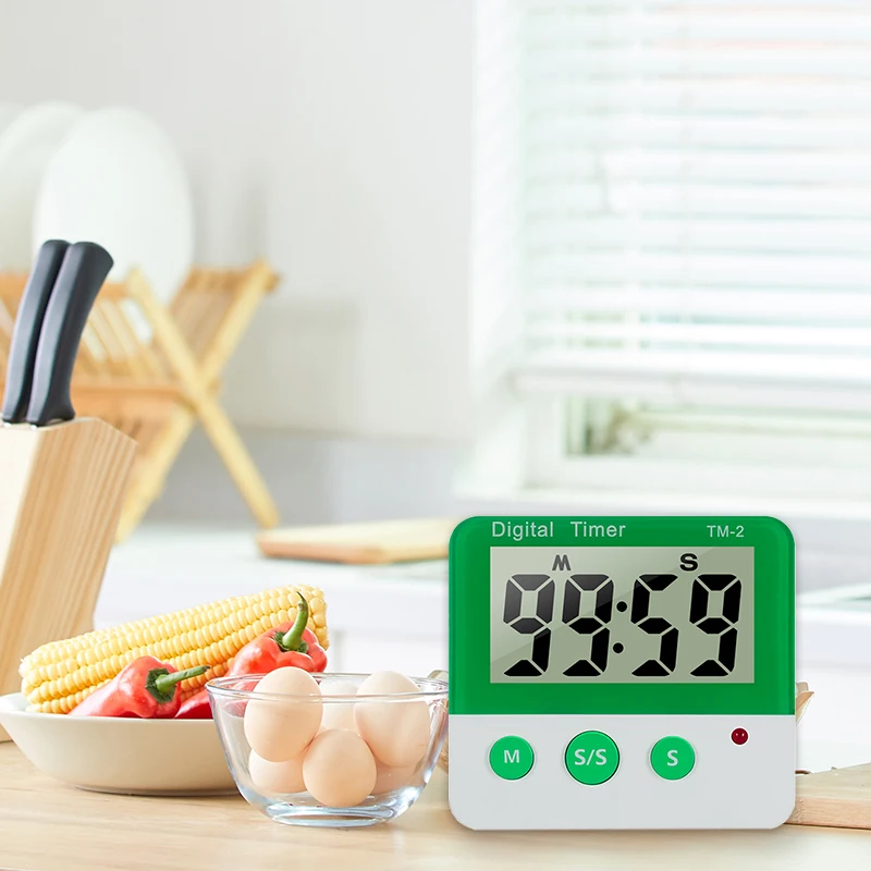 Reminder Countdown Stopwatch Fried Food Regular Basis Kitchen Timer With LCD