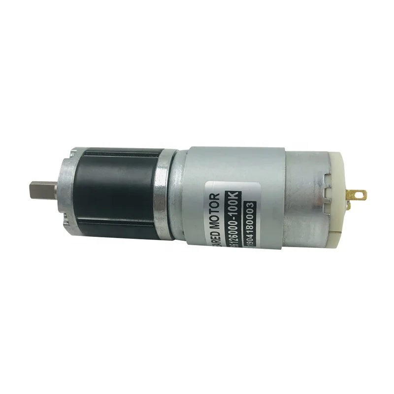 28mm Micro DC Gear Motor with Planetary Gearbox 100 rpm 12 volt 24 volt window Gear Motor