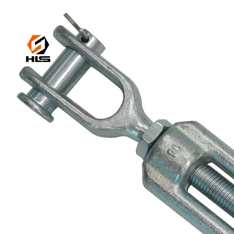 Galvanized Steel Turnbuckle Heavy Duty Resistant Forged Turnbuckle for Tension Cable Rope Chain Working Load