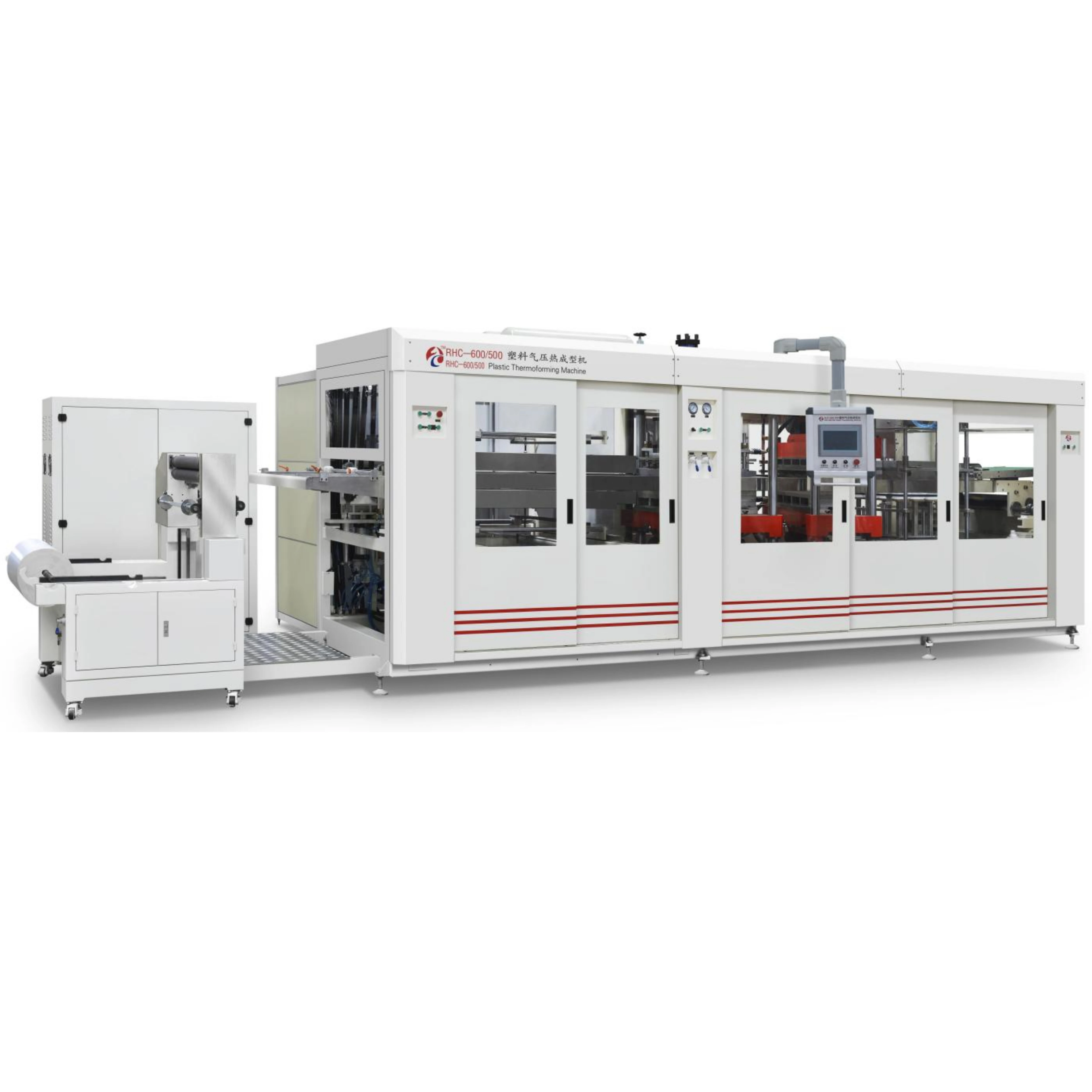 Пластиковые контейнеры для еды PP PS, автоматическая Термоформовочная Машина на 4 станции (SGW-680/550)