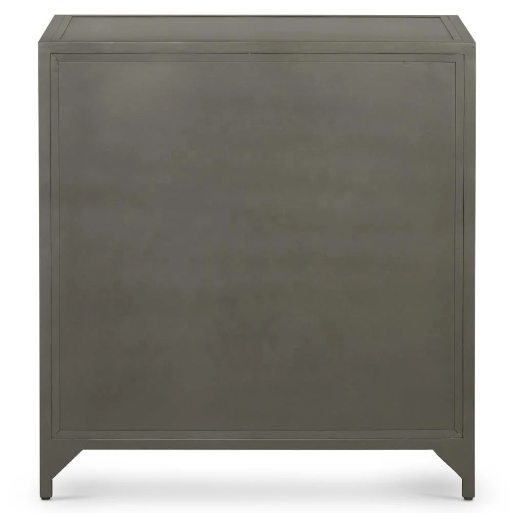 
Vintage Antique Iron Metal Nightstand Industrial Loft Style Iron Nightstand Rustic Nightstand Drawer Storage Unit Bedside Table 