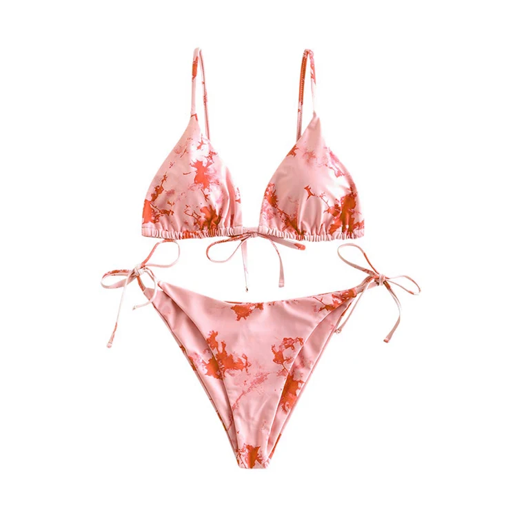 Custom two pieces sustainable baby swimsuit bikini girl bathing suit child swim toddler swimwear kid