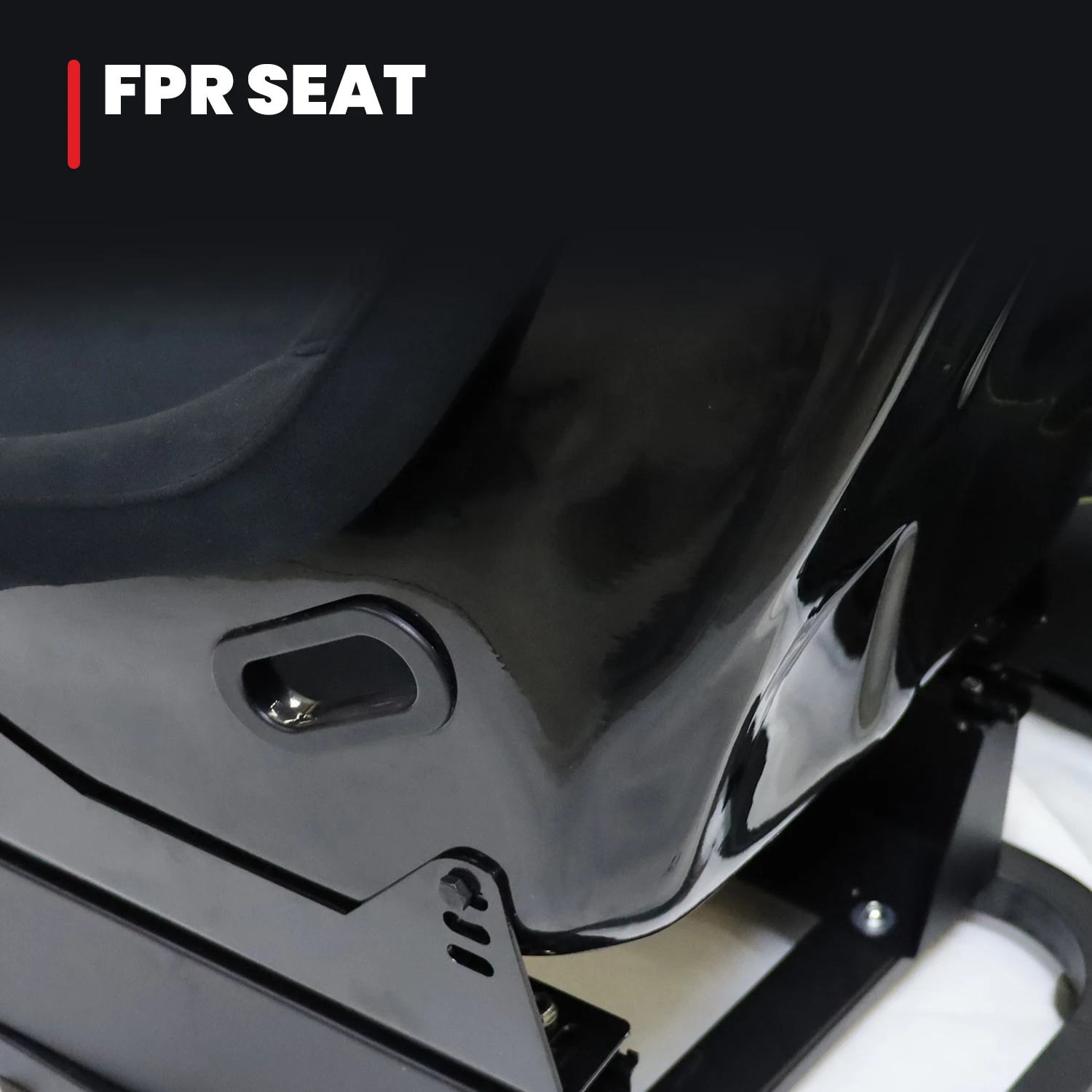 JBR1012H Sports Car-Style Simulator Indoor Fiberglass Seat Play Station for Racing