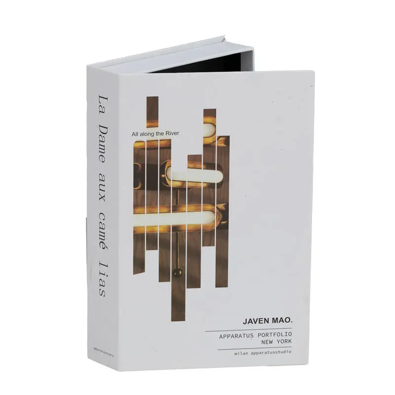 Custom Decorative Book Stack Blank Binder Book with F Plant