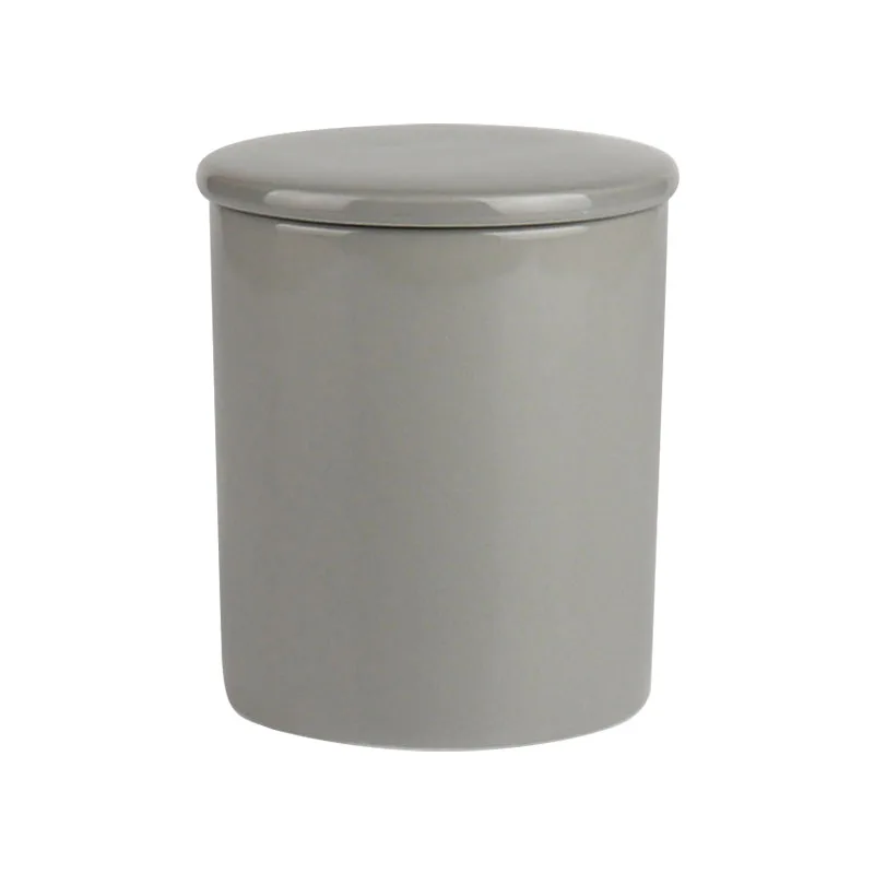 Wholesale Kitchen Container No Hole Cover Ceramic Food Storage Bottles Jars