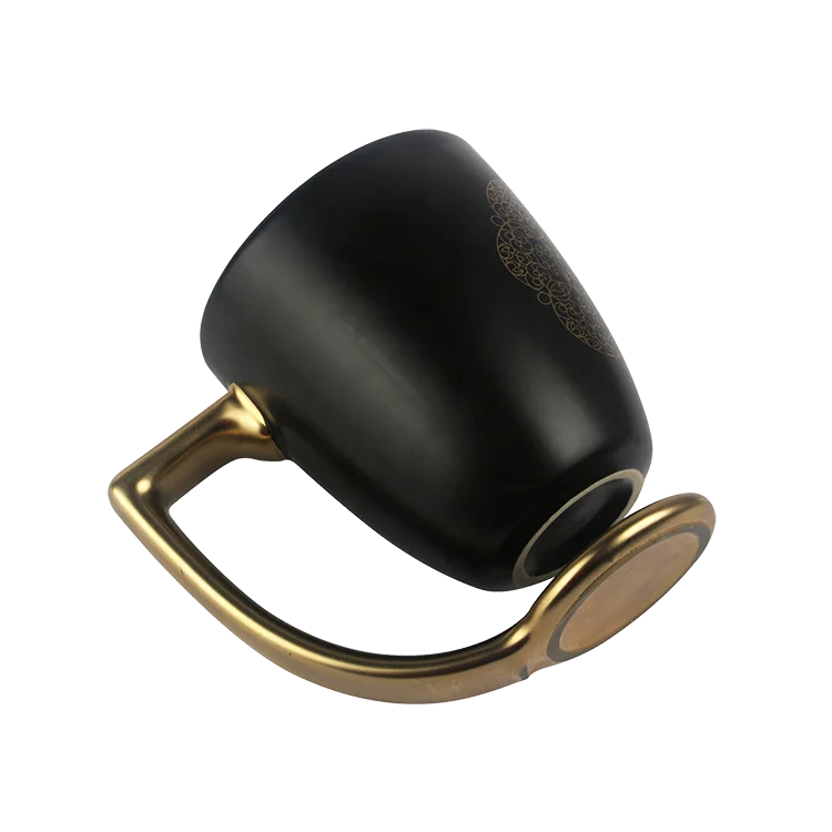 11OZ black Color luxury Golden Ceramic Mug