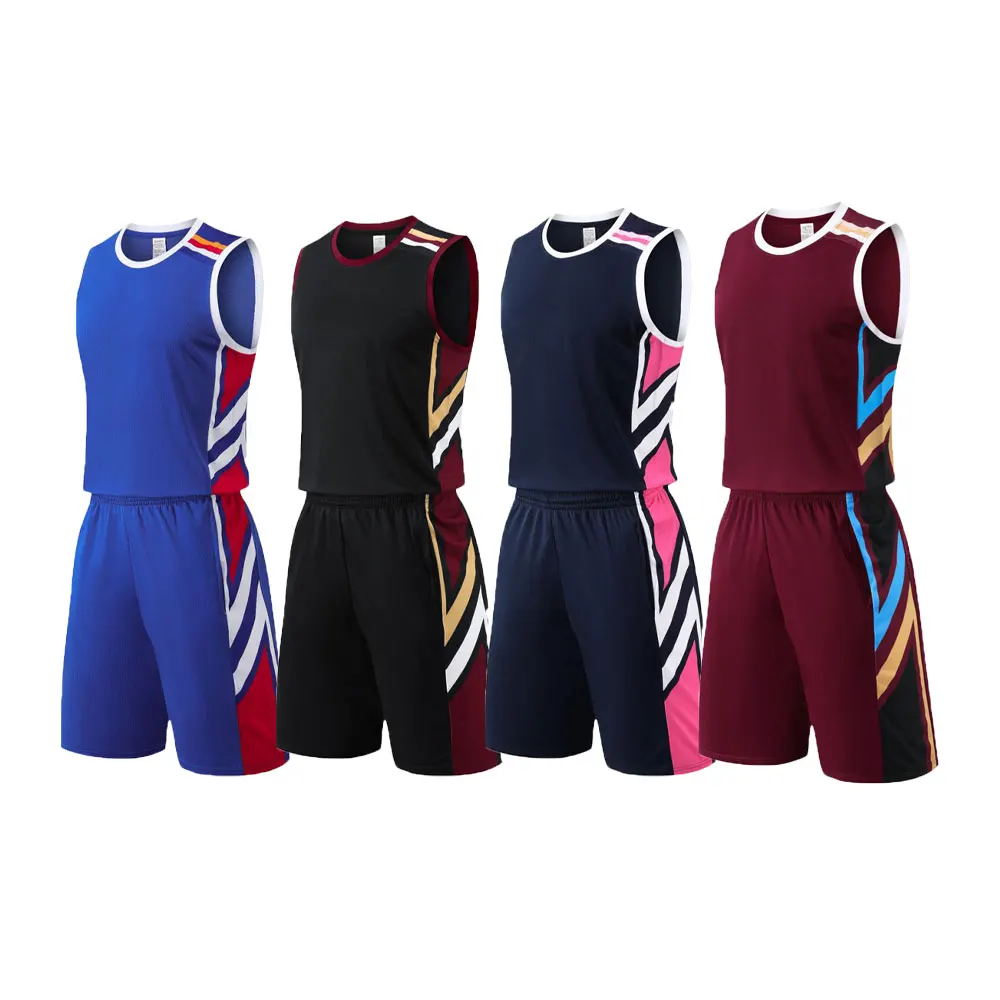 Custom Logo Design Printing Basketball Team Uniform Youth Basketball Uniform Sets