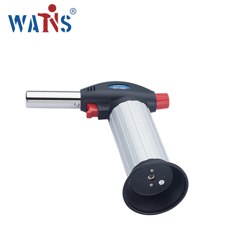 Windproof filled butane gas burner lighter for welding lighter with high temperature flame injection