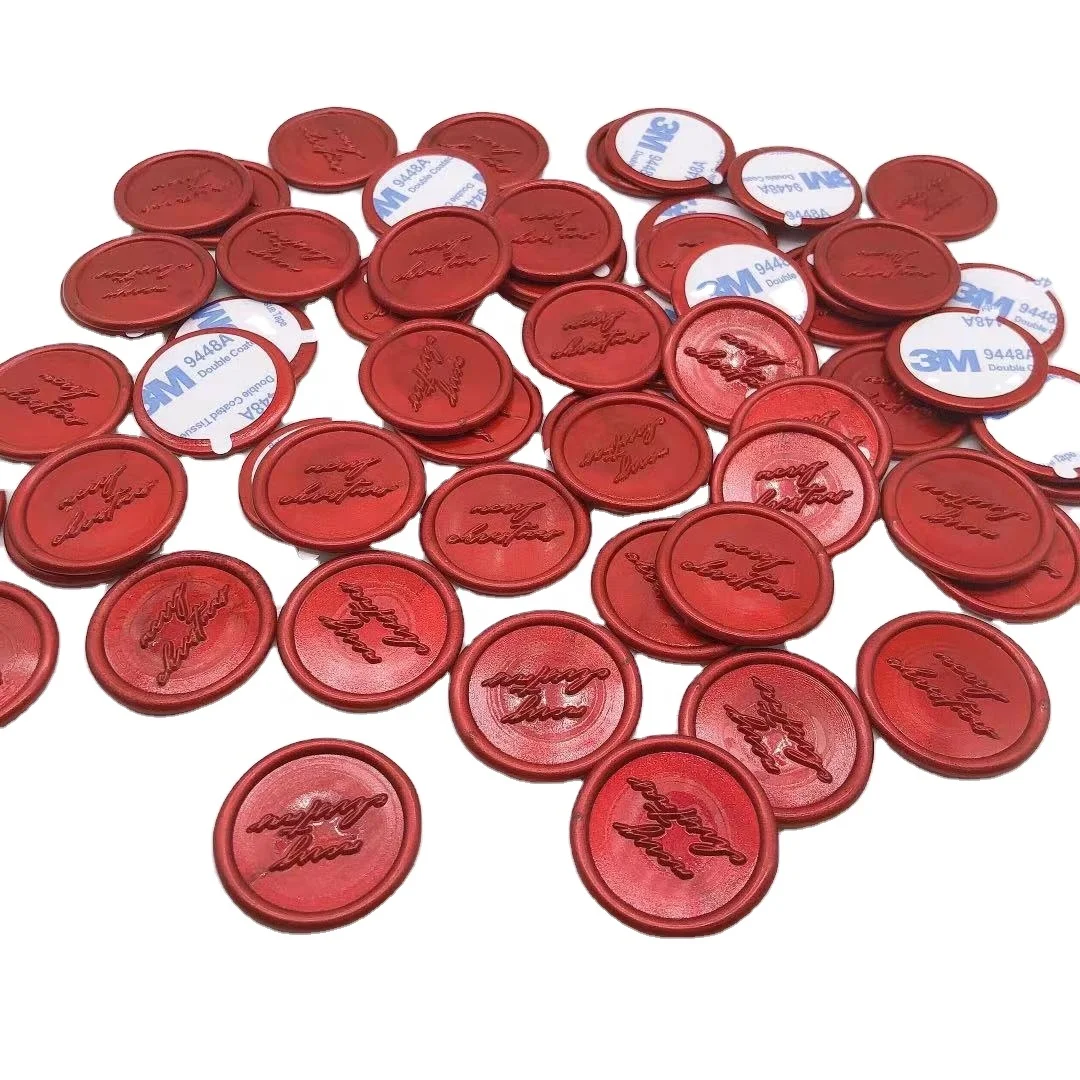 Convenient Use Wax Stickers With Double-Sided Tape Wedding Envelope Sealing Gifts Card Decoration Wax Seal Stickers