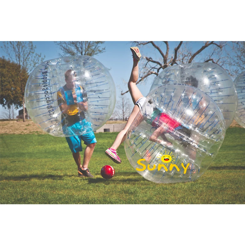 inflatable adult body zorb soccer human bubble bumper ball for football