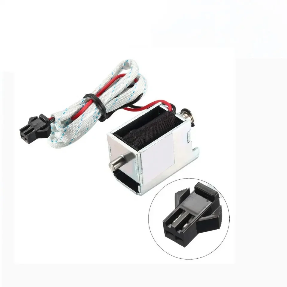 1630mm DC 3V/6V Push Pull Type Open Frame electric lock pick Electromagnetic Solenoid