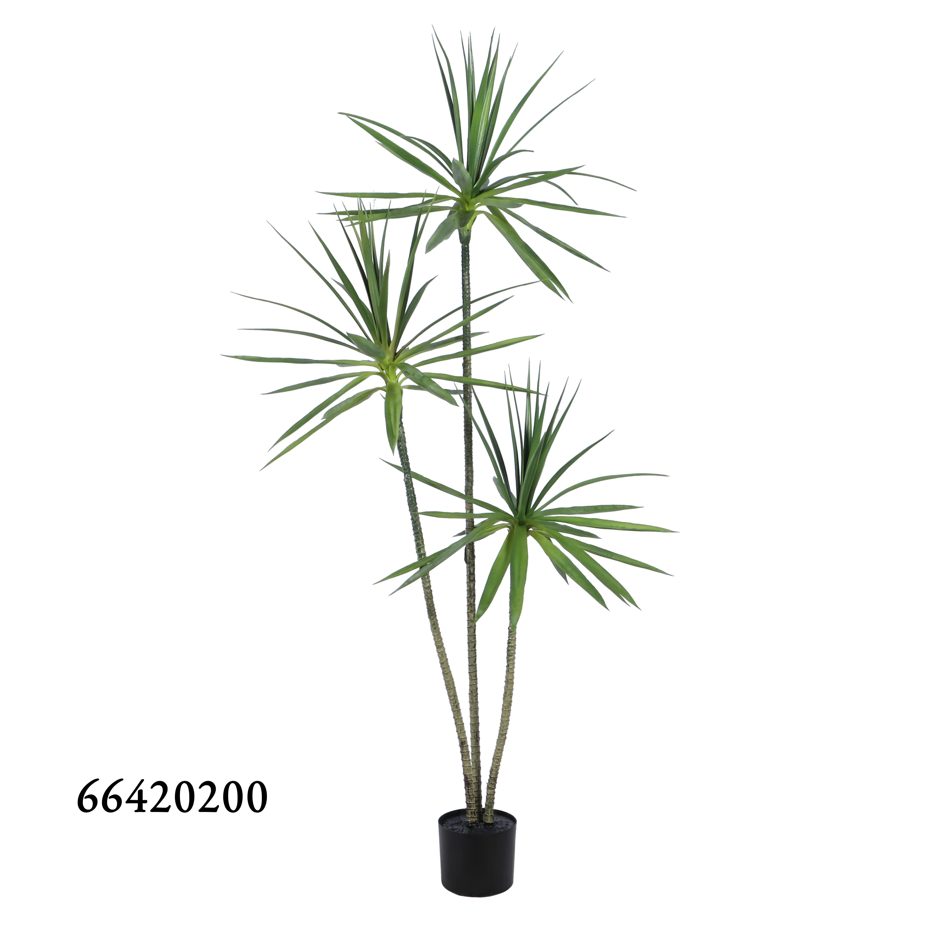 Hot Sell Real Touch PE Artificial Tree Tropical Yucca Tree Artificial Dracaena Tree for Garden Landscaping & Decking