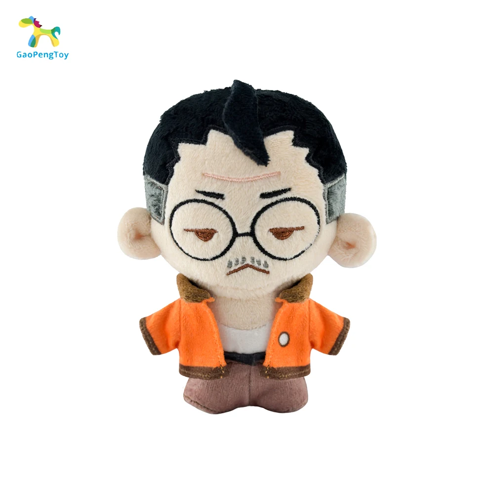 Cute plush human doll customizable multi-scene standing 10cm environmentally friendly companion holiday gift custom plushies