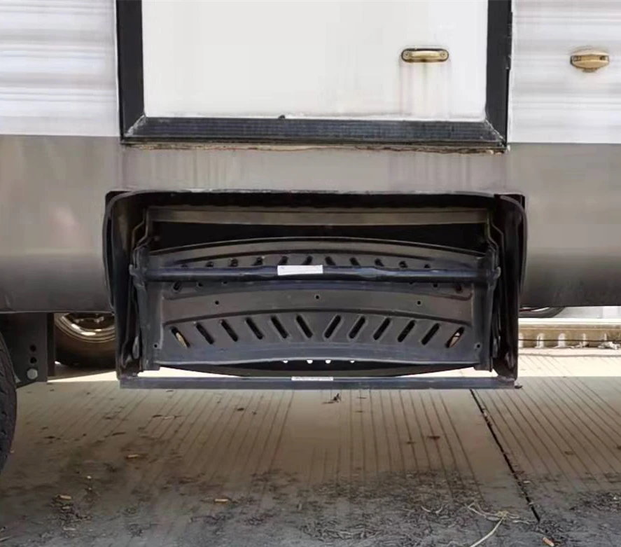 New design Best-selling Aluminum alloy rv caravan trailer camper side Manual fold Three step