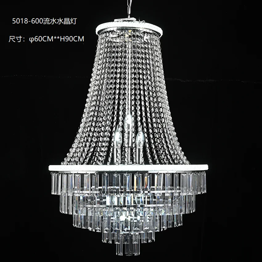 Indoor Lighting Decorative Customized Modern Luxury Hotel Villa Staircase Wedding Ceiling Led Crystal Chandelier
