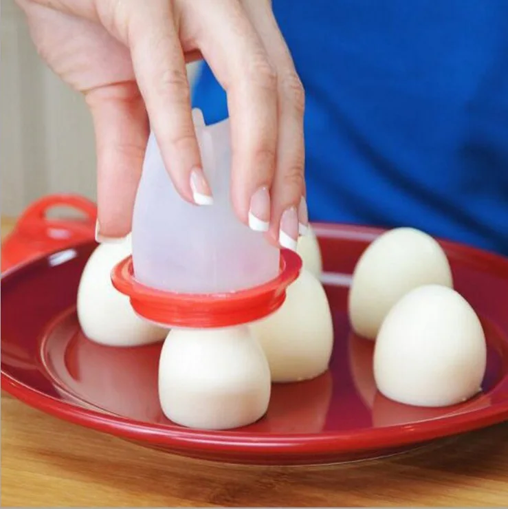 Hot Sell Eco-Friendly New Design Silicone Egg Boiler Microwave Safe Rapid Silicone Mini Egg Cooker