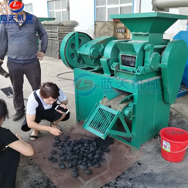 30 years factory produce BBQ charcoal briquette making machine product line