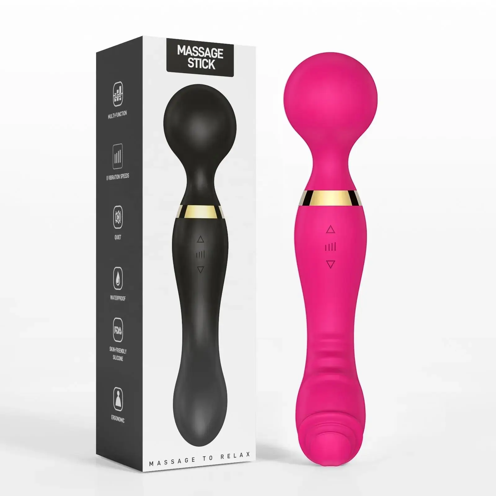 Girlspower 2024 Amz Best Selling Av Wand Massager Personal Body Waterproof Cordless Best Vibrator Other Massage Products