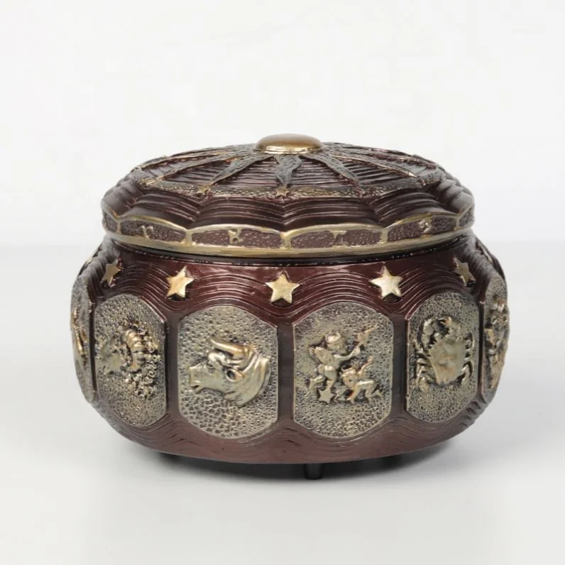 Lighting and rotation battery operated music box