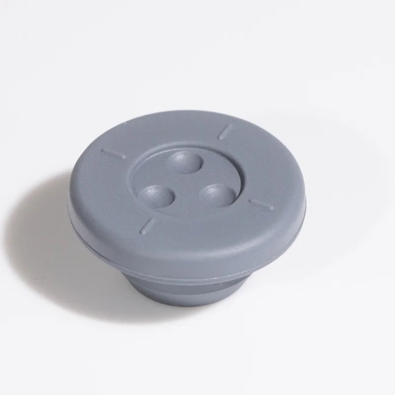 13mm 20mm butyl stoppers mushroom  forglass vial and liquid  medical brominated rubber stopper