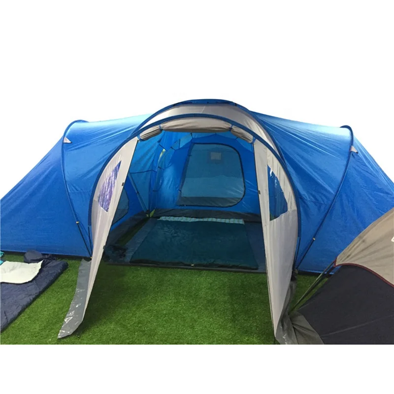  Best Prices High Quality Family Outdoor Camping 3 Rooms Tent For 6