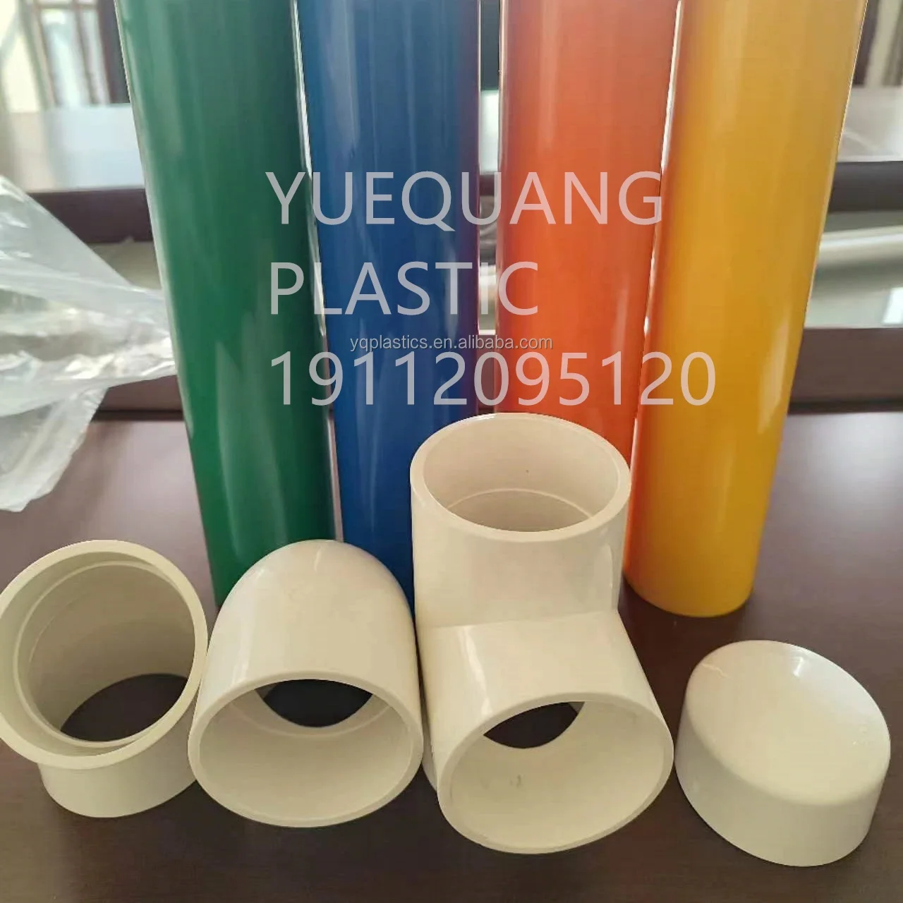 furniture grade colored pvc pipe PVC squuer 63mm wall 3.7mm bule plastic Square Hollow Tube for soap making