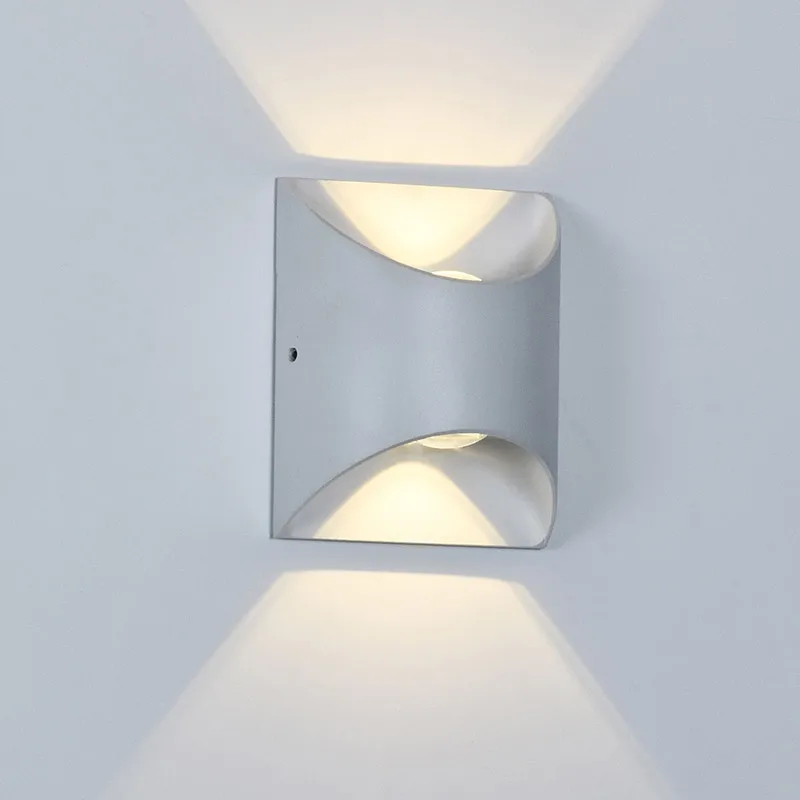 Up and down wall lamp Waterproof Outdoor Garden Porch sconce lighting be in great demand Hot sale no battery Wall-Mounted