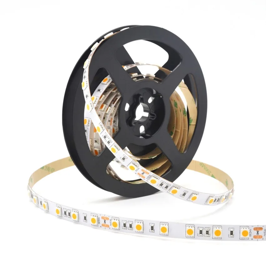 DC12V 150Leds 300Leds SMD5050 IP20 IP65 Warm RGB Flexible Led Strip Light