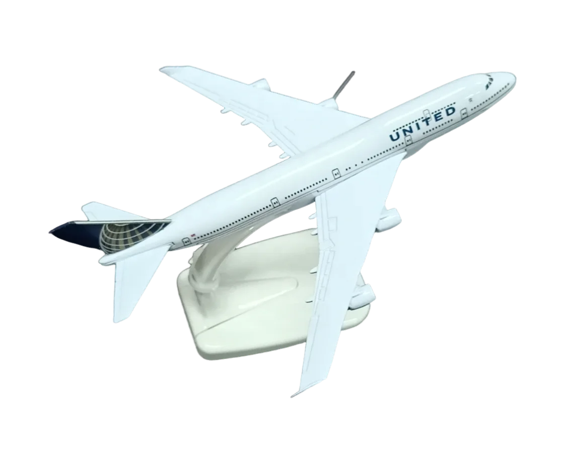 XINYU 16CM B747-400 Aircraft Models Diecast Metal Toys Stimulation Airplane