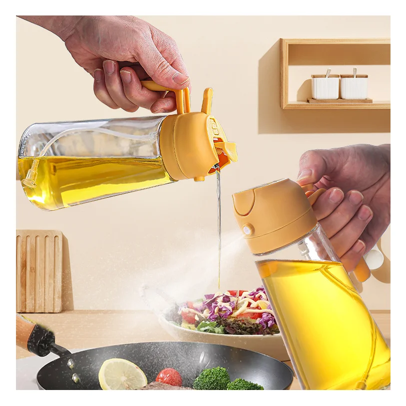portable sprayer glass olive oil dispenser bottle & oil sprayer bot 2 in 1 spray and pour olive oil dispenser