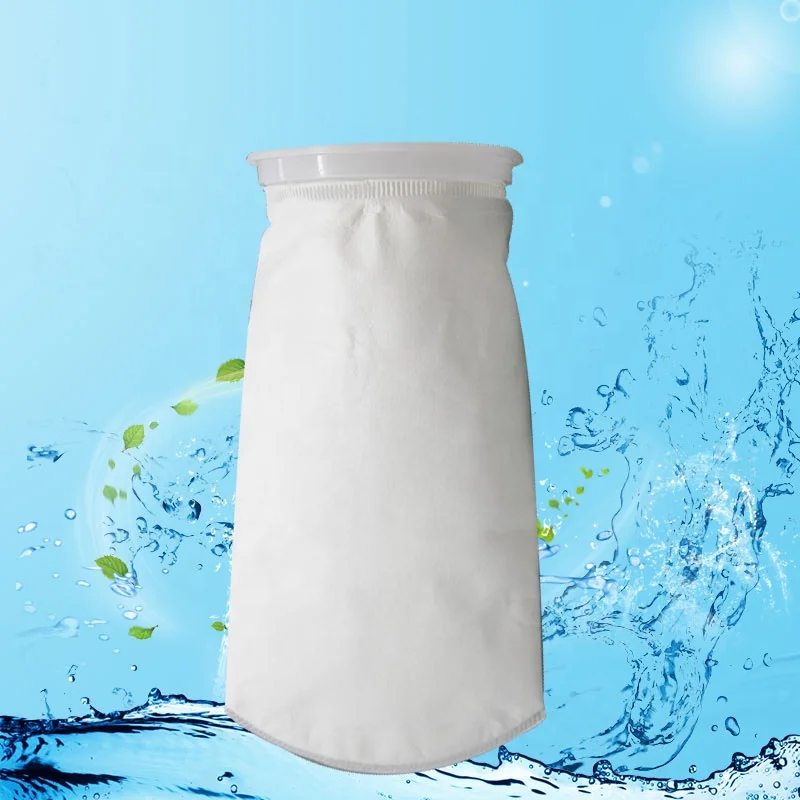 Good quality non woven Polypropylene polyester needle punched felt water liquid filter bag
