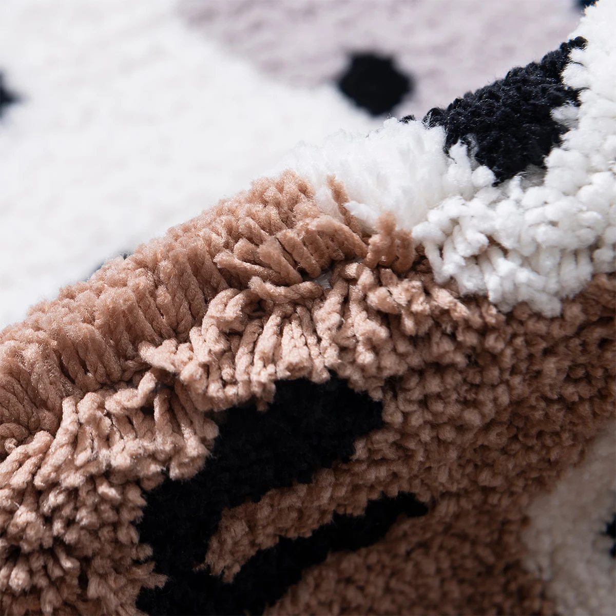 DADA customized waterproof bath mat microfiber polyester shaggy bath mats