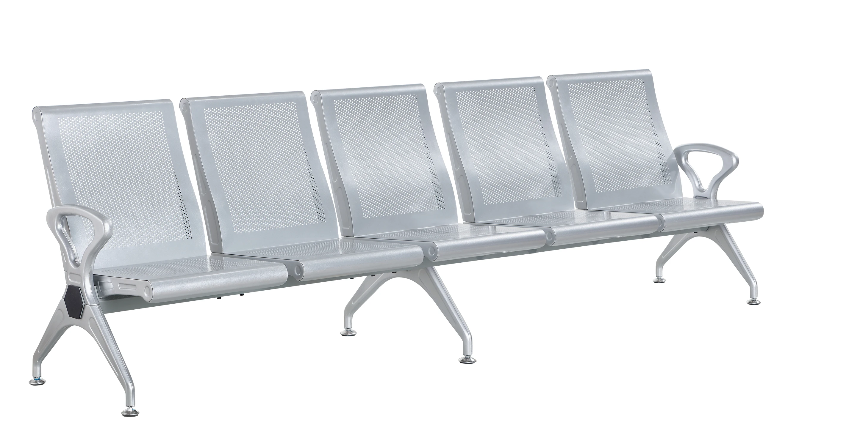 OHHE Metal Waiting Chair 3 Seater Hospital Room Public Three In One Gang Bench Waiting Chair Bench Seats Airport Waiting Chairs