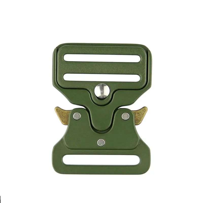 High Quality Adjustable Inner Width 38mm Zinc Alloy Buckles Quick Release Nylon Tactical Belt Buckle