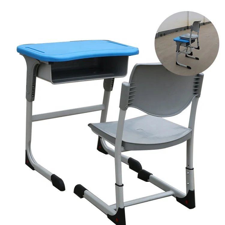 Hot Sale Modern Colourful Kids Chairs And Desk For School Combo