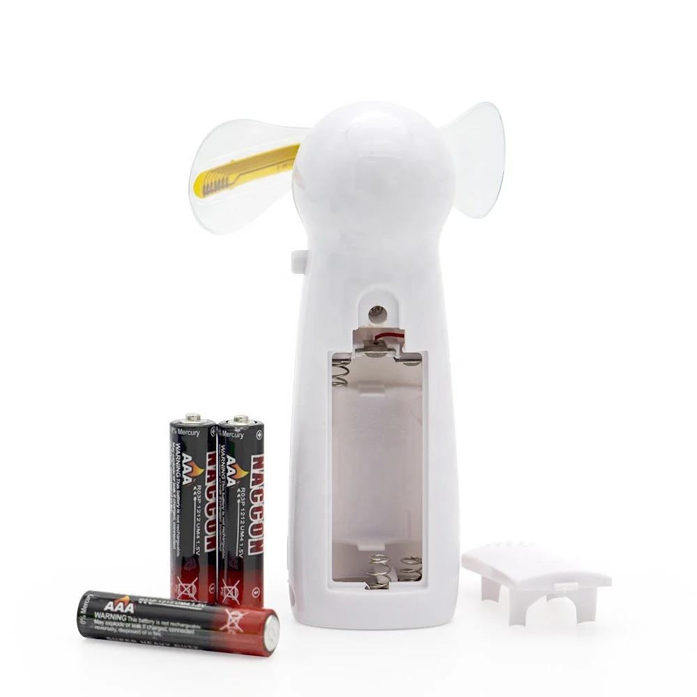 Fan With LED Light 7 Programmable Message Led Handheld Fan With Light Small Table Rechargeable LED Message Fan