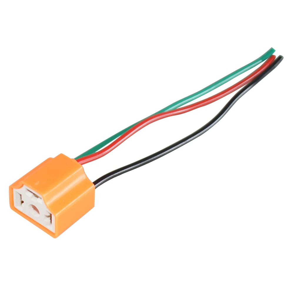 Car Headlight Support customization H4 Auto wire harness Assembly H4 Wiring Harness Sockets