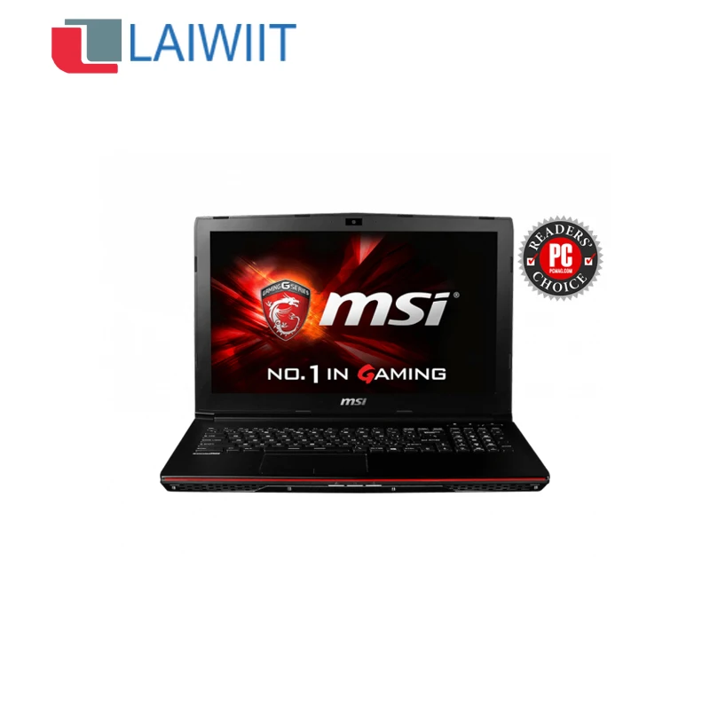 LAIWIIT Hot sale 15.6 inch  Used Msi gaming laptops gtx1060 3G  msi gaming core i7 8Gb laptops second hand laptop