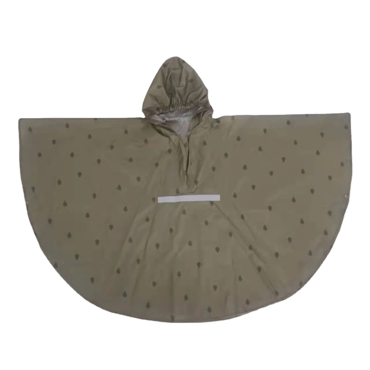 Polyester Kids Rain Poncho Raincoat