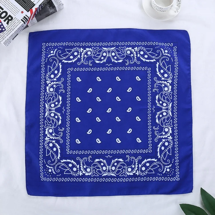 Wholesale Cheap Multifunctional Soft Sport Custom Paisley Organic Cotton Bandana For Sale