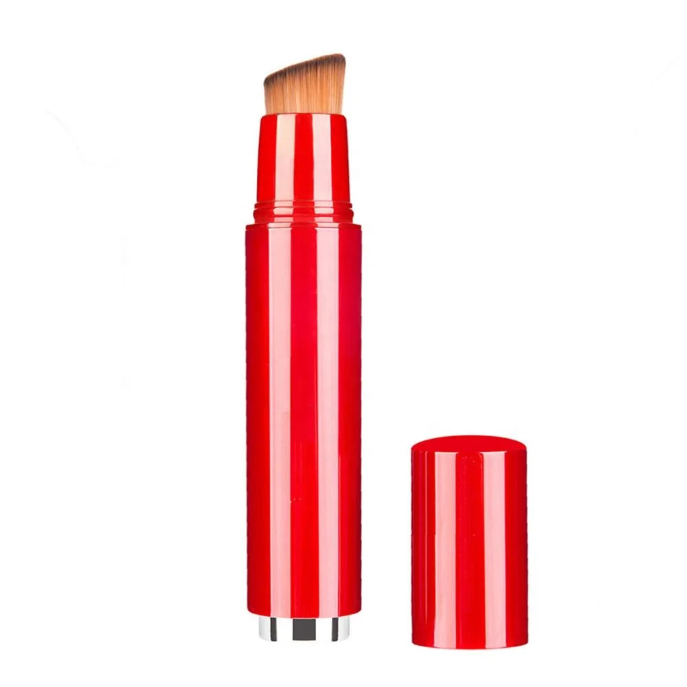 2-in-1 Liquid Foundation Brush Press Push Automatic Retractable Cream Foundation Makeup Brushes Cosmetic Tool
