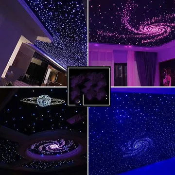  Rgb смешанный цвет мини-размер светодиодный волоконно-оптический Звездный потолочный светильник для автомобильной крыши украшения