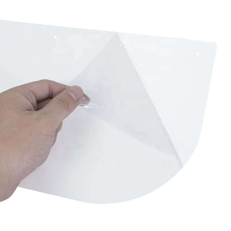 Wholesale High Quality PET Sheet Anti Fog Plastic Rigid Clear PET Sheet For Face Shield Visor