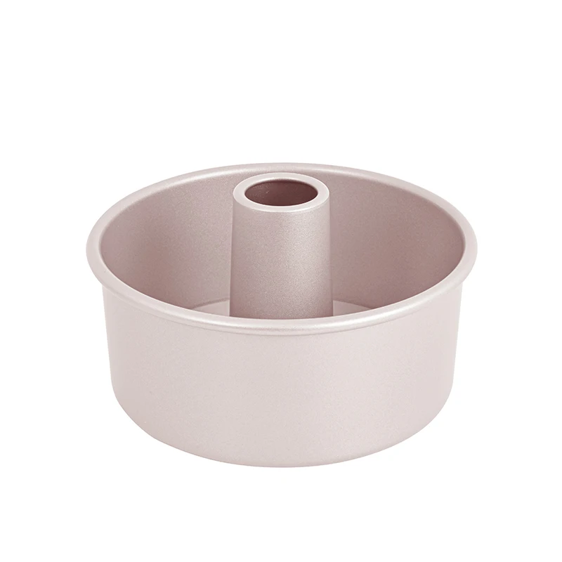 High quality champagne gold non-stick food pan with loose bottom cake bakewre mould